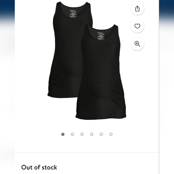 2-Time and Tru Maternity Sleeveless Tops - Picture 8 of 8